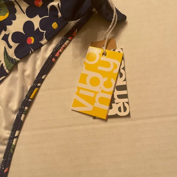 NWT Roller Rabbit Women's Chachas Side Tie Hipster Bikini Bottom Size Large - Picture 7 of 9